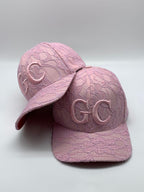 Boné Pink Panther - Renda Rosa com Forro Pop Art
