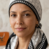 Lenço Musseline Toque de Seda Branco  by Galochic