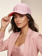 Boné Pink Panther - Renda Rosa com Forro Pop Art
