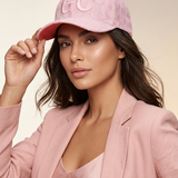 Boné Pink Panther - Renda Rosa com Forro Pop Art
