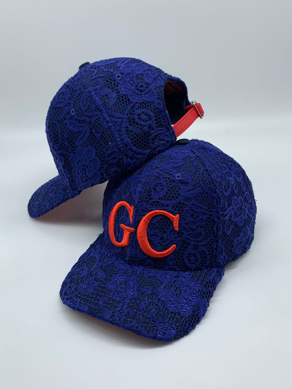 Boné Galo Chic - Renda Azul Marinho
